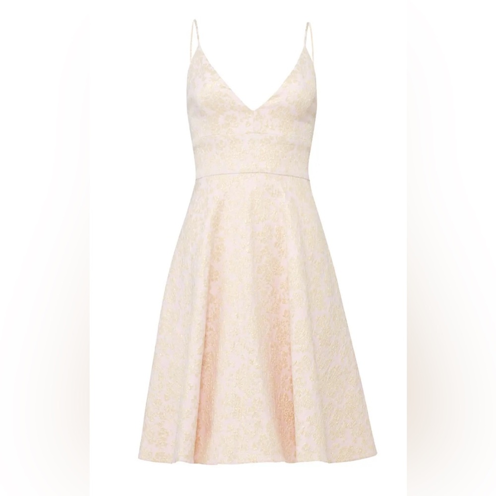Badgley Mischka Golden Hue Dress size 16